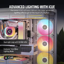 CORSAIR LX-R RGB Series; iCUE LINK LX140-R RGB White; 140mm RGB Fan; Dual Fan Kit.