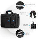 Everki Ekb427Bk17 Versa 17.3'' Laptop Briefcase Bag