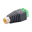 Rca Female To 2-Pin Screw Terminal Adapter