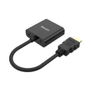 Unitek Y-6333 15Cm Hdmi Male To Vga Female Adapter Cable With 3.5Mm Stereo Audio