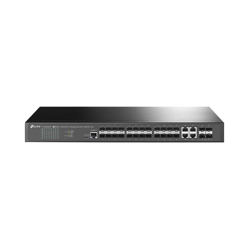 Tp-Link Jetstream Tl-Sg3428Xf 24-Port Sfp L2+ Managed Switch With 4 10Ge Sfp+ Slots
