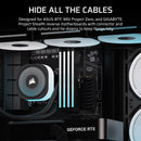 FRAME 4500X LX-R RGB LINK Panoramic Glass Mid-Tower PC Case; 3x RGB Fans Inclided; 4x 2.5'' ; 2x 3.5''; Black