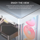 FRAME 4500X LX-R RGB LINK Panoramic Glass Mid-Tower PC Case; 3x RGB Fans Inclided; 4x 2.5'' ; 2x 3.5''; White