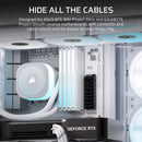 FRAME 4500X LX-R RGB LINK Panoramic Glass Mid-Tower PC Case; 3x RGB Fans Inclided; 4x 2.5'' ; 2x 3.5''; White