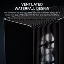 FRAME 4500X RS-R ARGB Panoramic Glass Mid-Tower PC Case;includes 3x RS120-R ARGB Fans ; 4x 2.5'' ; 2x 3.5''  Black