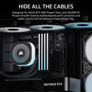 FRAME 4500X RS-R ARGB Panoramic Glass Mid-Tower PC Case;includes 3x RS120-R ARGB Fans ; 4x 2.5'' ; 2x 3.5''  Black