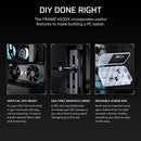 FRAME 4500X RS-R ARGB Panoramic Glass Mid-Tower PC Case;includes 3x RS120-R ARGB Fans ; 4x 2.5'' ; 2x 3.5''  Black