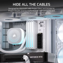 FRAME 4500X RS-R ARGB Panoramic Glass Mid-Tower PC Case;includes 3x RS120-R ARGB Fans ; 4x 2.5'' ; 2x 3.5'' ; White