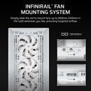FRAME 5000D RS Mid-Tower PC Case; 4x RS 140 PWM Fans; 2x 2.5'' ; 1x 3.5'';
