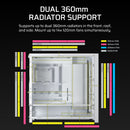FRAME 5000D RS Mid-Tower PC Case; 4x RS 140 PWM Fans; 2x 2.5'' ; 1x 3.5'';