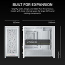 FRAME 5000D RS Mid-Tower PC Case; 4x RS 140 PWM Fans; 2x 2.5'' ; 1x 3.5'';