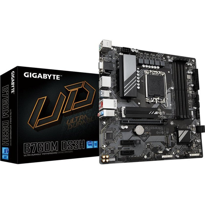 Gigabyte B760M Ds3H Motherboard - Intel Lga 1700, Unparalleled Performance For 13Th And 12Th Gen Series Processors