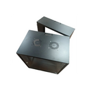 ZONE LITE 9U WALLBOX 400 DEEP + 200 SWING FRAME + SINGLE FAN BLACK