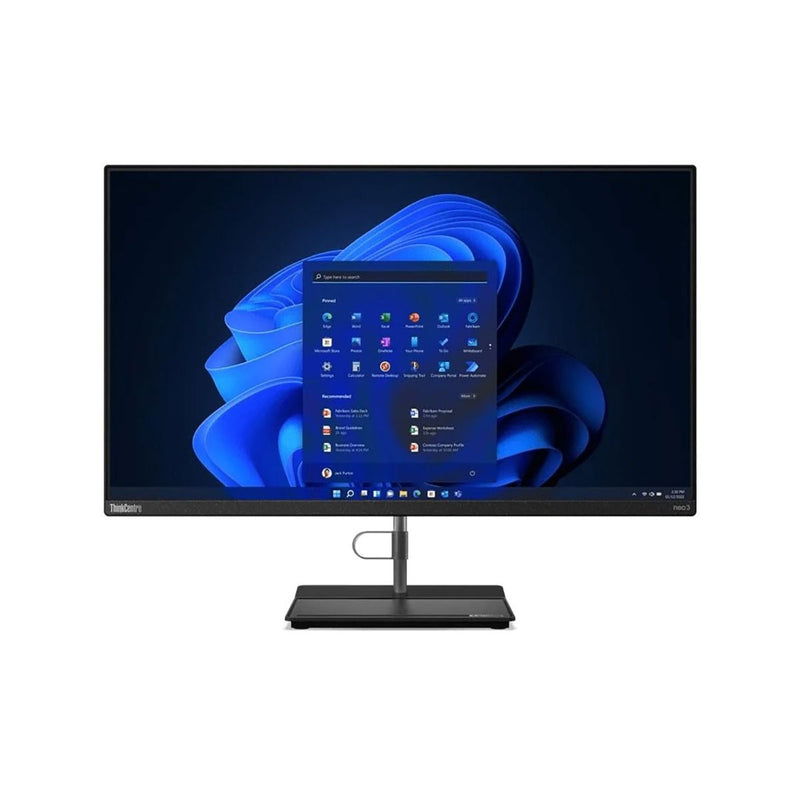 Lenovo Thinkcentre Neo30A 23.8" Aio - Intel Core I7-1260P, 16Gb Ram, 512Gb Ssd, Intel Graphics, No Dvd-Rw, Windows 11 Pro, 1 Year Carry-In Warranty