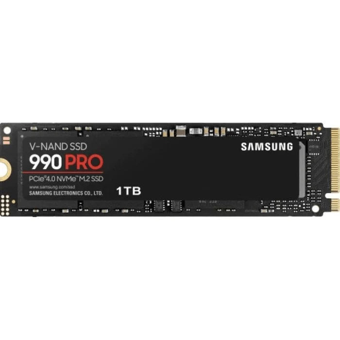 Samsung 990 Pro 1Tb Nvme Ssd - Read Speed: 7450 Mb S, Write Speed: 6900 Mb S, Random Read: 1.2M Iops, Random Write: 1.55M Iops, Pcie 4.0 X4