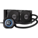 ''NAUTILUS 240 RS LCD Liquid CPU Cooler – 2.1'''' IPS LCD Screen – RS120 Fans – 240 mm Radiator – LGA 1851/1700;
AMD® AM5/AM4 -