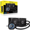 ''NAUTILUS 240 RS LCD Liquid CPU Cooler – 2.1'''' IPS LCD Screen – RS120 Fans – 240 mm Radiator – LGA 1851/1700;
AMD® AM5/AM4 -