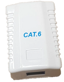 Rct Cat6 Wallbox Single Port