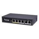 Vivotek Unmanaged 4X 10 100 Poe + 2X 10 100 Poe Extender Up To 200M 65W