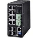 Vivotek L2+ Managed Poe Industrial Switch 8X Poe+ 4X Sfp 240W 48Vdc Psu Required