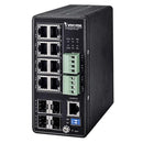 Vivotek L2+ Managed Poe Industrial Switch 8X Poe+ 4X Sfp 240W 48Vdc Psu Required