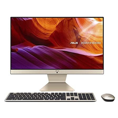 Asus V222Fak Vivo All In One Desktop White Pc - Intel Core I5-10210U 1.6Ghz Up To 4.2Ghz 6Mb Cache Quad Core Processor With Integrated Intel Uhd Graphics, 16Gb Ddr4-2666 So-Dimm Memory (2X 8Gb), 256Gb M.2 Pci-E Ssd Solid State Drive, 21.5 Inch Ips Full...