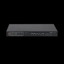 Dahua 16-Port 100 Mbps + 2-Port Gigabit Managed Poe Switch Total Poe Budget 240W