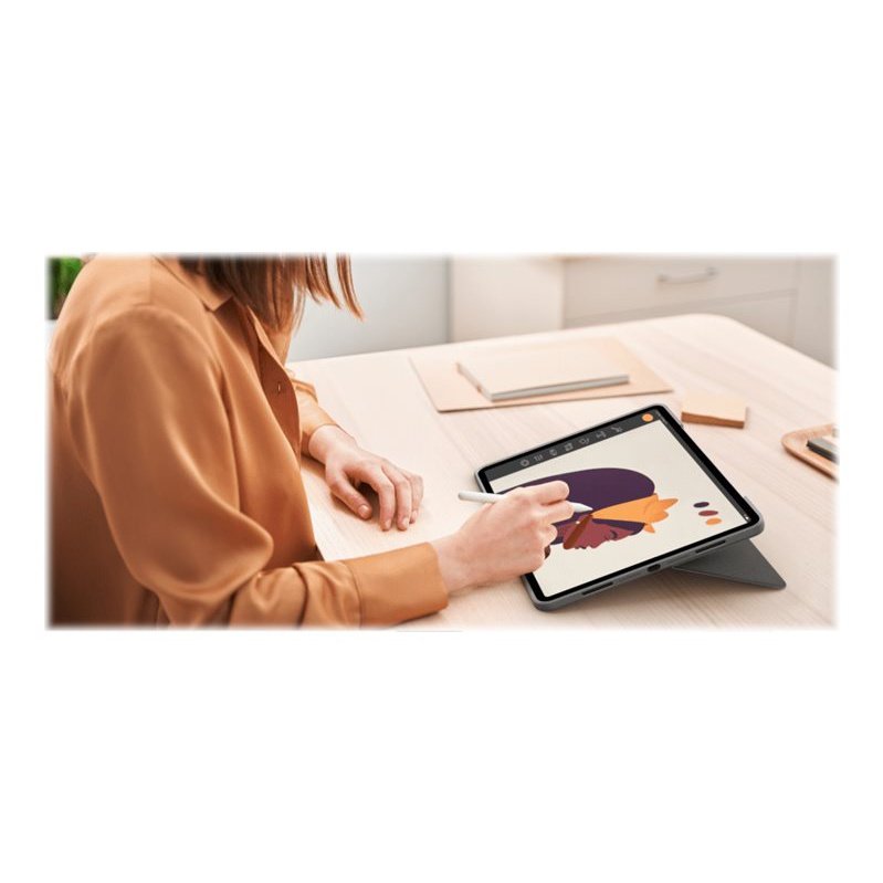 Logitech Combo Touch For Ipad Pro 11-Inch (1St, 2Nd, 3Rd And 4Th Gen)-Grey-Us-N A-N A-Intnl-973-Emea