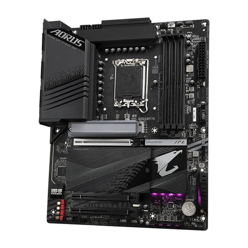 Gigabyte Aorus Elite Intel® Z790 Chipset For 12Th 13Th Gen Lga 1700; 4X Ddr5; 4X M2 G4 ; Wifi+Bt; Hdmi Dp; Atx.