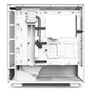 Nzxt H5Elite Mid-Tower Matte White | Tempered Glass Front Panel And Built-In Rgb Controller | Perforated Top Panel | Includes