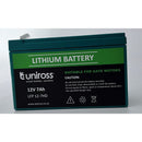 Uniross - 12.8V 7Ah, 89.6Wh, High Draw, Lithium Phosphate Battery
