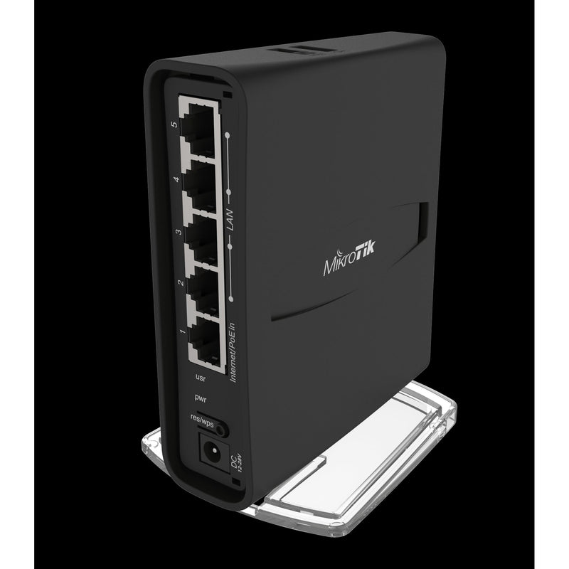 Mikrotik Hap Ac2 Tower - 2.4 5Ghz Desktop Wi-Fi Router - Black