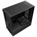 Nzxt H5 Mid-Tower Matte Black Tempered Glass Perforated Front And Top Panel Includes X2 F Series Quiet 120Mm Fans