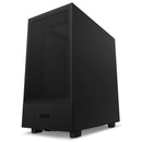 Nzxt H5 Mid-Tower Matte Black Tempered Glass Perforated Front And Top Panel Includes X2 F Series Quiet 120Mm Fans