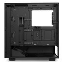 Nzxt H5 Mid-Tower Matte Black Tempered Glass Perforated Front And Top Panel Includes X2 F Series Quiet 120Mm Fans