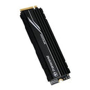 Transcend 4Tb Mte250H Pci-E Gen 4X4 M.2 Nvme 2280 Ssd Nvme3D Tlc -7100 Mb S Read 6500 Mb S Write- With Heat Sink
