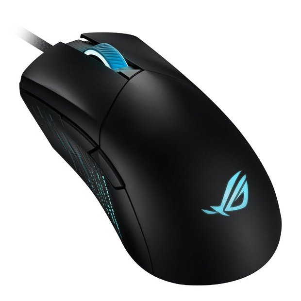 Asus Usb 2.0 Resolution:19 000 Dpi Optical Sensor (Rog Tuned Up To 26 000 Dpi) 400 Ips 1000 Hz Aura Sync L 123Mm X W 68Mm X H 44M