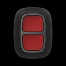 Ajax - Doublebutton Jeweller - Double Black Wireless Smart Button For Panic And Control Modes
