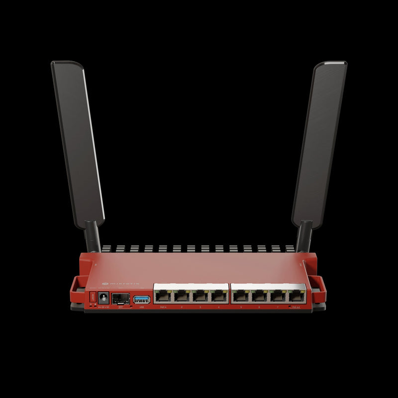 Mikrotik L009Uigs-2Haxd-In Desktop Router With 2.5Gb Sfp, 8 X Gigabit Ethernet And 2.4Ghz Ax Wi-Fi
