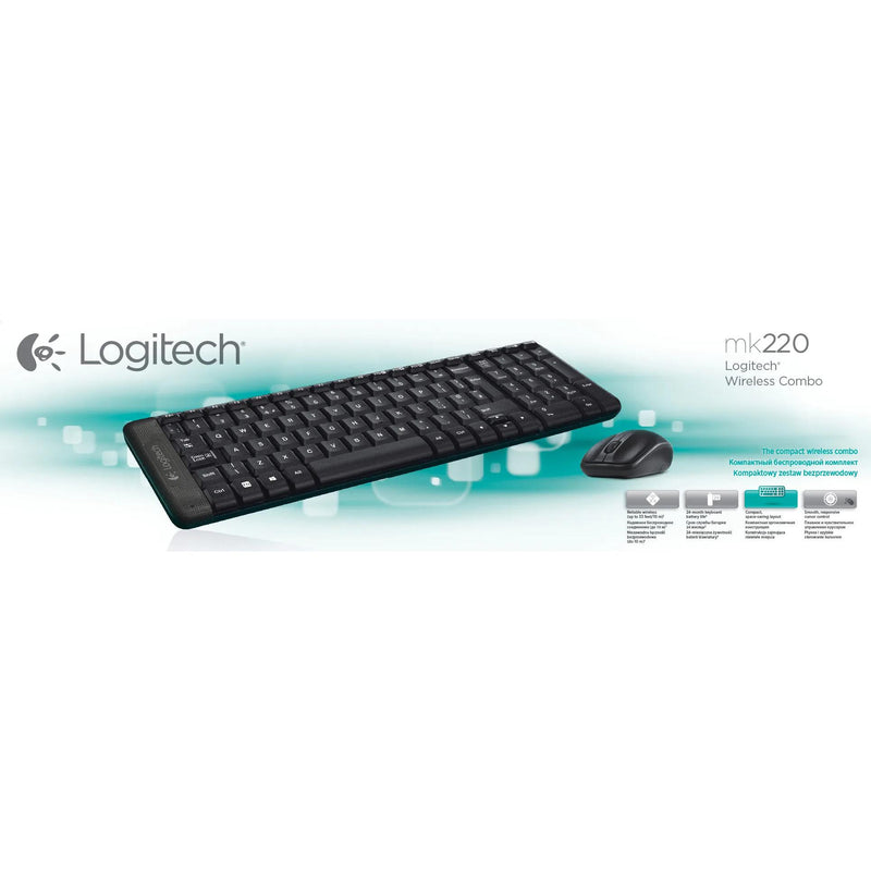 Logitech® Wireless Combo Mk220 - N A - Us Int'L - 2.4Ghz - N A - Intnl