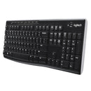 Logitech K270 Wireless Full Size Keyboard - Black