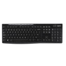 Logitech K270 Wireless Full Size Keyboard - Black