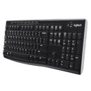 Logitech K270 Wireless Full Size Keyboard - Black