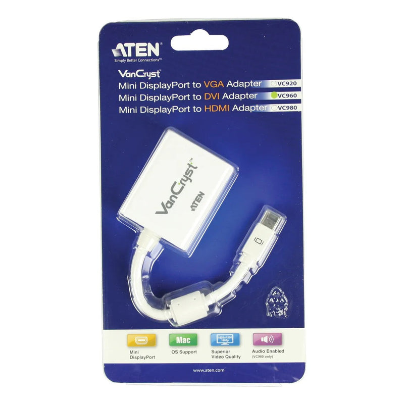 Aten At-Vc960 Mini Displayport To Dvi Adapter
