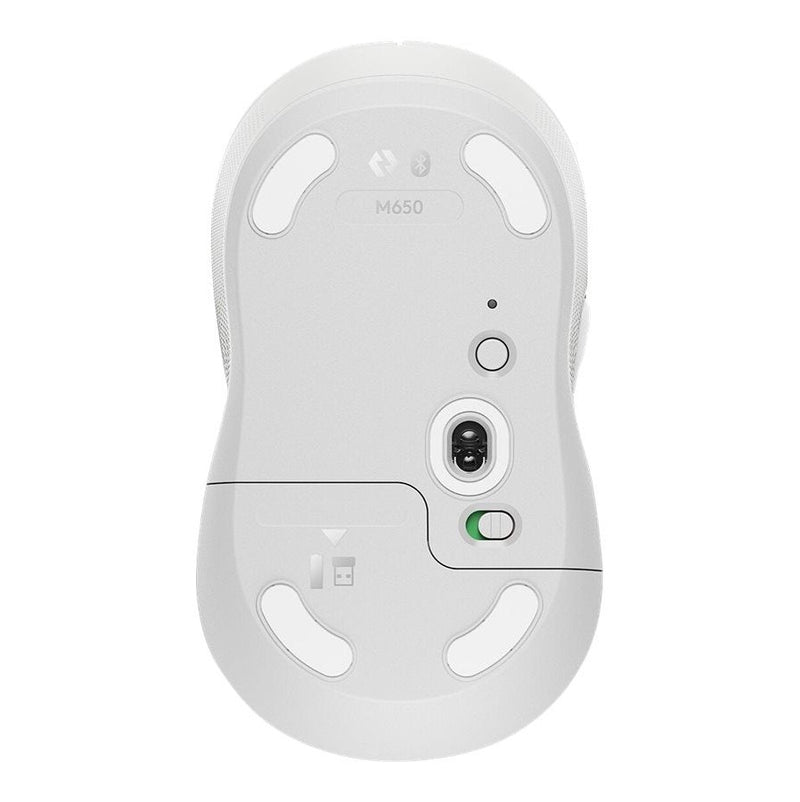 Logitech Signature Wireless Mouse M650 - Off-White - Bt - N A - Emea - M650
