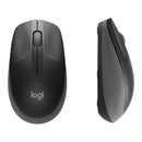 Logitech M190 Full-Size Wireless Mouse - Charcoal - 2.4Ghz - N A - Emea - M190