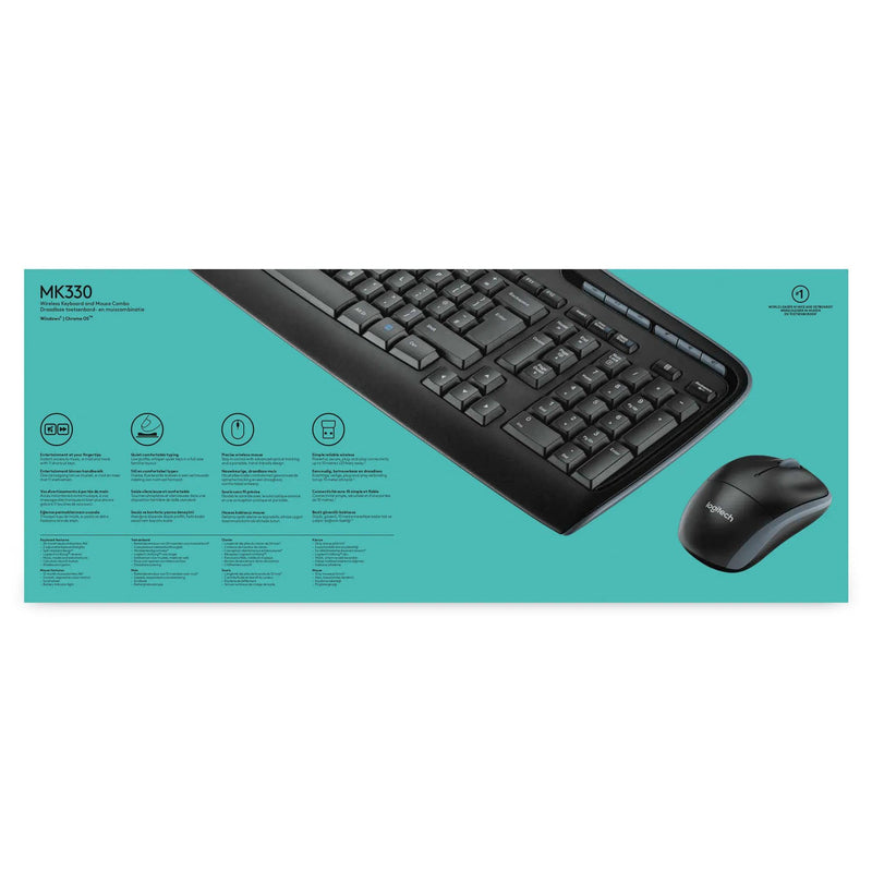 Logitech® Wireless Combo Mk330 - N A - Us Int'L - 2.4Ghz - N A - Intnl - Cr