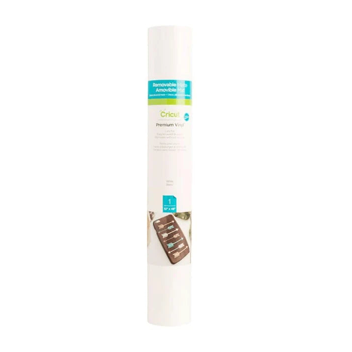 2004297: Cricut Premium Vinyl Removable 30.5 Cm X 122 Cm (White)