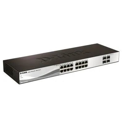 D-Link Net 16X1Gb +4 Sfp Websmart Switch Layer 2 Managed Switch