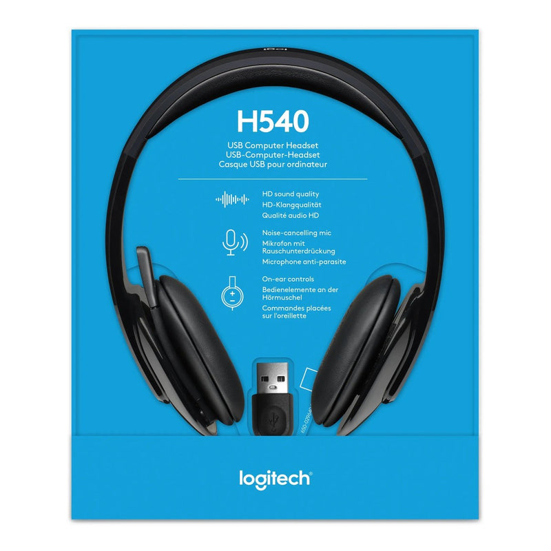 Logitech H540 Usb Computer Headset - N A - Usb - N A - Emea - Lang Set 935